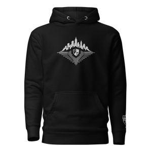 Skyline Crest Hoodie - Black