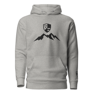 Summit Crest Hoodie - Carbon Gray
