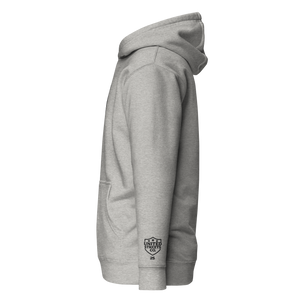 Heritage Shield Hoodie – Carbon Gray