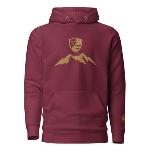 Summit Crest Hoodie - Maroon