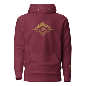 Skyline Crest Hoodie - Maroon