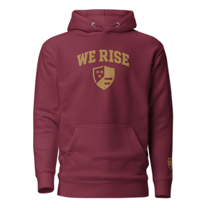 We Rise Collegiate Hoodie - Maroon