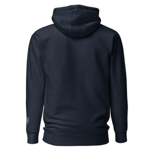 Heritage Shield Hoodie – Navy