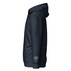 Heritage Shield Hoodie – Navy