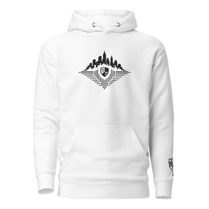 Skyline Crest Hoodie - White