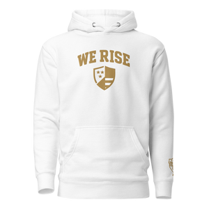We Rise Collegiate Hoodie - White